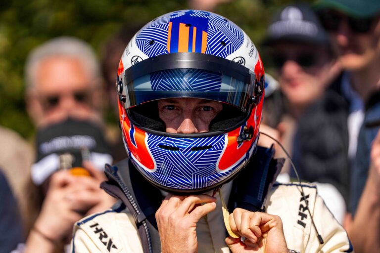 Jenson Button Piloting the 2019 Brawn GP BGP 001 at the Goowood 83rd Member's meeting,