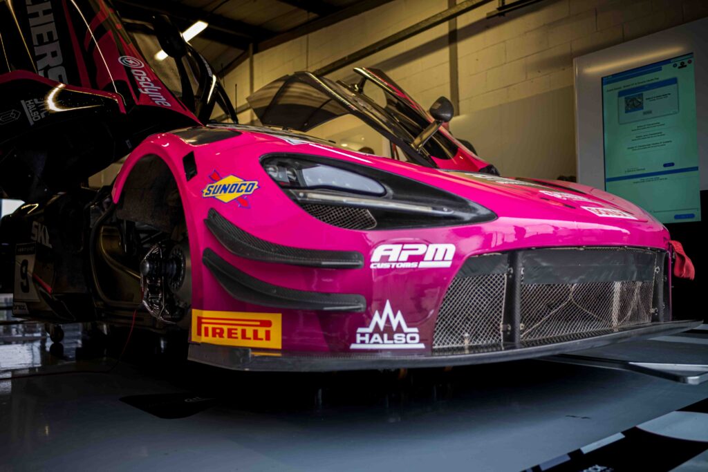 Mark Smith & Martin Plowman in a McLaren 720S GT3 Evo for Paddock Motorsport at the British GT Media Day