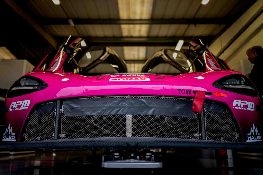 Mark Smith & Martin Plowman in a McLaren 720S GT3 Evo for Paddock Motorsport at the British GT Media Day