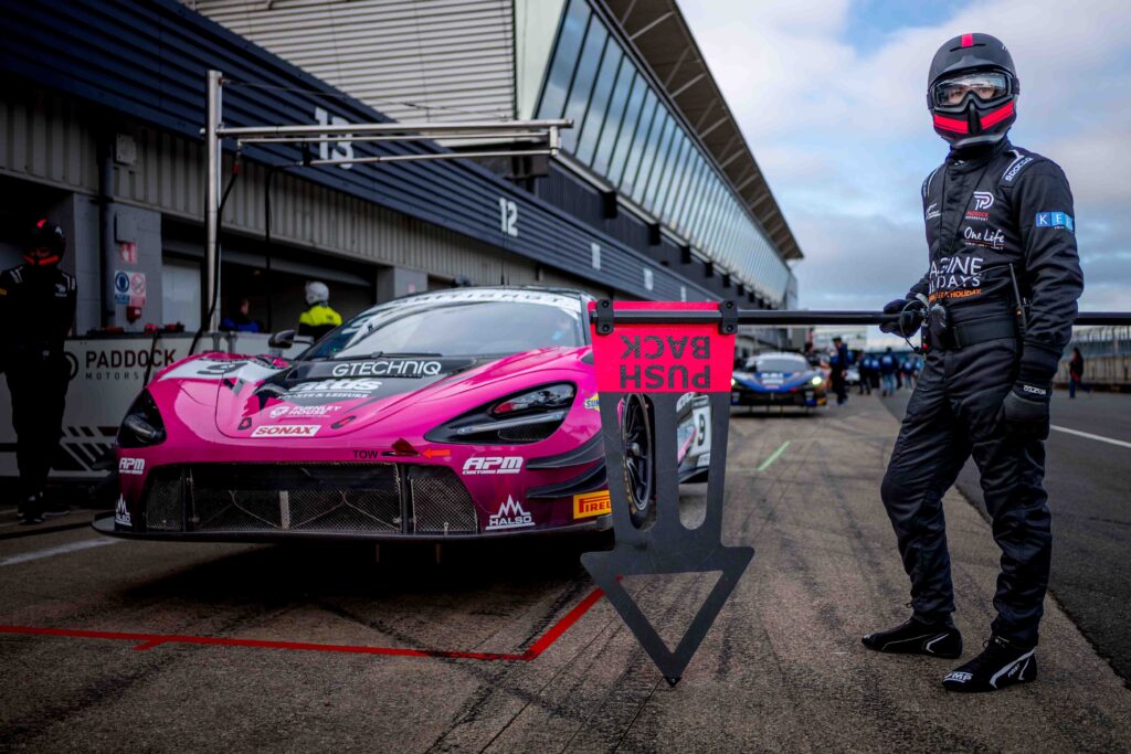 Mark Smith & Martin Plowman in a McLaren 720S GT3 Evo for Paddock Motorsport at the British GT Media Day