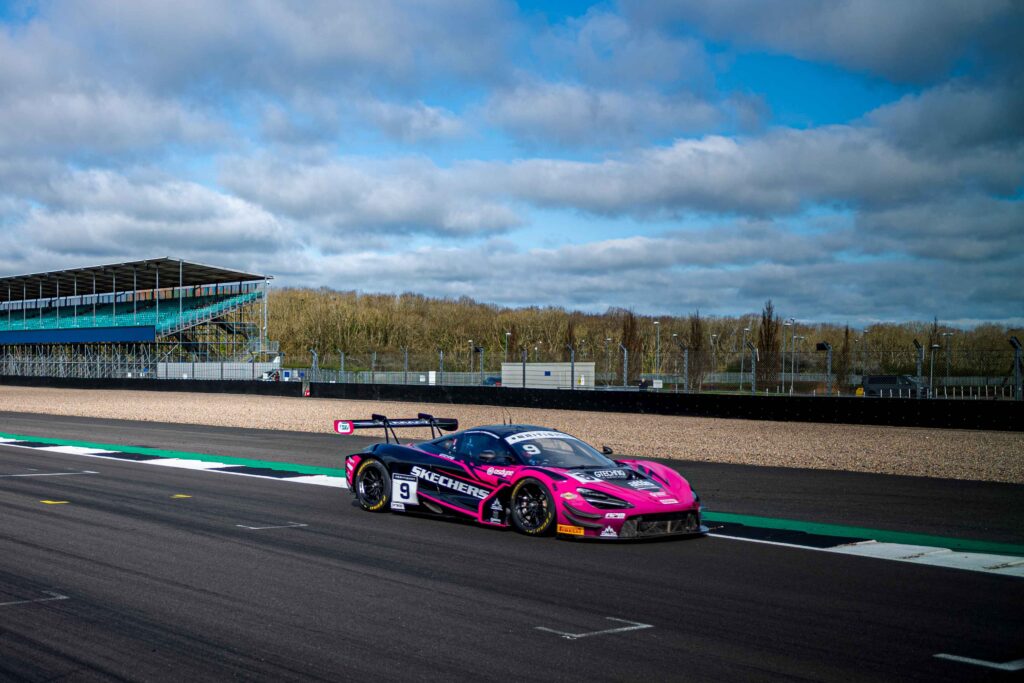 Mark Smith & Martin Plowman in a McLaren 720S GT3 Evo for Paddock Motorsport at the British GT Media Day
