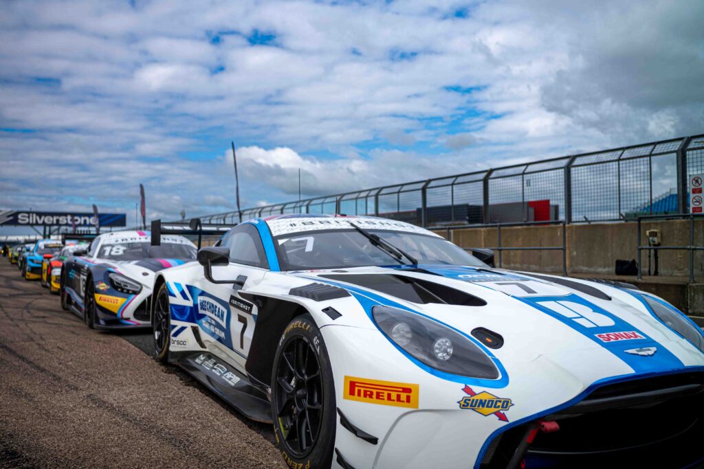 Andrew Howard & Ross Gunn in a Aston Martin Vantage AMR GT3 Evo for Beechdean Motorsport Ltd at the British GT Media Day