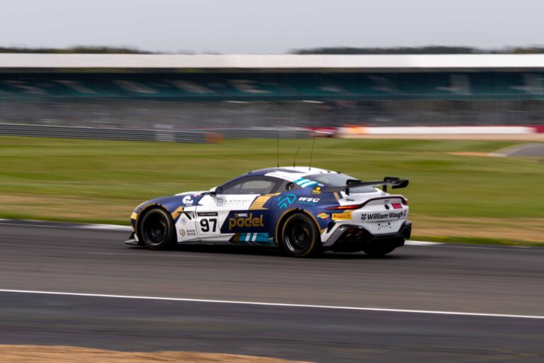 Car #97 John Hartshorne & Ronan Pearson In a Aston Martin Vantage AMR GT4 Evo For Stratton Motorsport