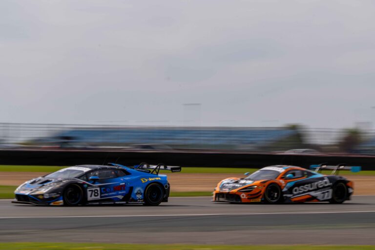 Car #77 Morgan Tillbrook & Ben Barnicoat In a McLaren 720S GT3 Evo For Optimum Motorsport