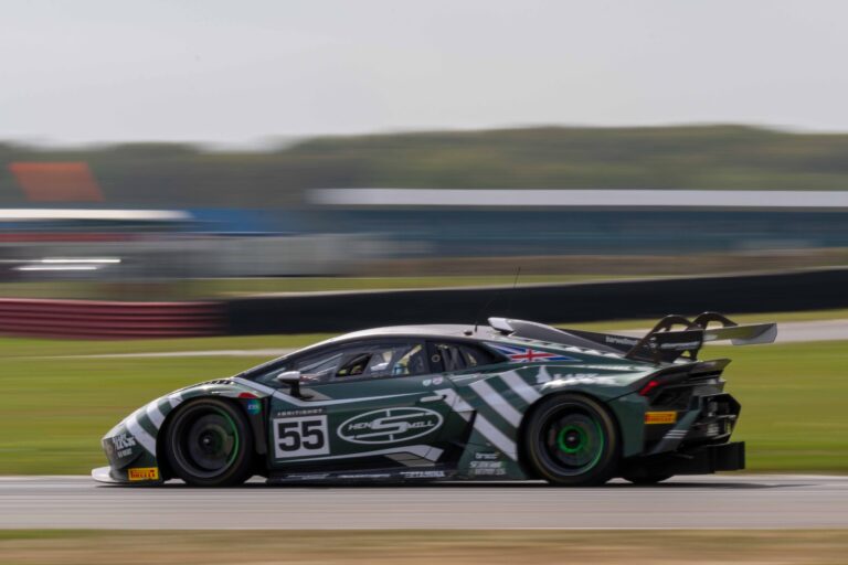 Car #55 Duncan Cameron & Matt Griffin In a Lamborghini Huracan GT3 Evo2 For Barwell Motorsport