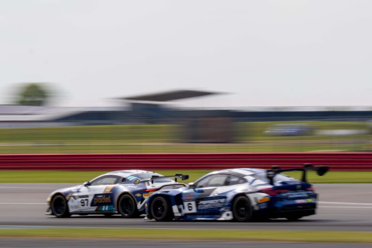 Car #97 John Hartshorne & Ronan Pearson In a Aston Martin Vantage AMR GT4 Evo For Stratton Motorsport