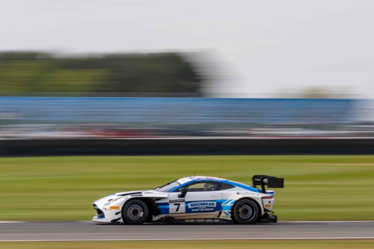 Car #7 Andrew Howard & Ross Gunn In a Aston Martin Vantage AMR GT3 Evo For Beechdean Motorsport Ltd