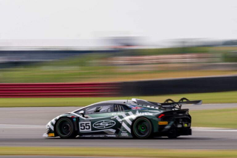 Car #55 Duncan Cameron & Matt Griffin In a Lamborghini Huracan GT3 Evo2 For Barwell Motorsport
