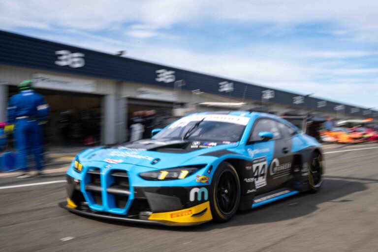 Car #40 James Townsend & Joe Wheeler In a Aston Martin Vantage AMR GT4 Evo For Townsend Racing powered by Fox Motorsport