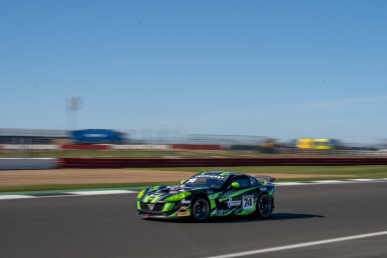 Car #74 Thomas Holland & Hadley Simpson In a Ginetta G56 GT4 Evo For Innovation Racing