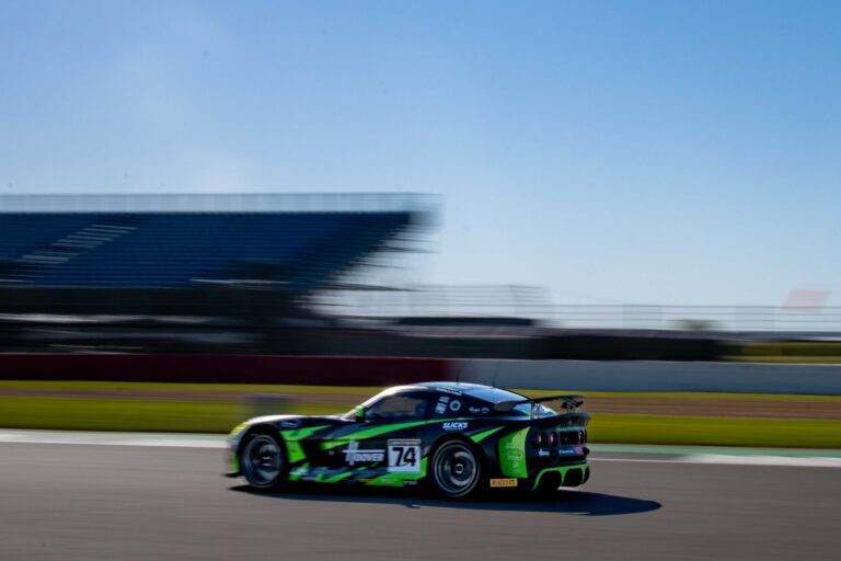 Car #74 Thomas Holland & Hadley Simpson In a Ginetta G56 GT4 Evo For Innovation Racing