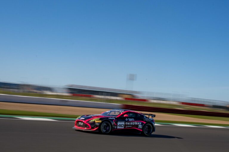 Car #40 James Townsend & Joe Wheeler In a Aston Martin Vantage AMR GT4 Evo For Townsend Racing powered by Fox Motorsport