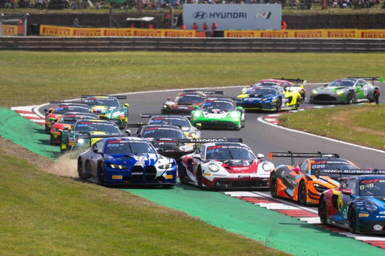 Brands Hatch, UK, 3rd May, 2026, Competitors at the GT World Challenge Europe Powered by AWS at Brands Hatch, Christopher Neve / Alamy Live News News