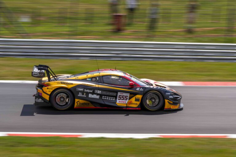 Car #555 Simon Gachet & Romain Andriolo In a McLaren 720S GT3 EVO For CSA Racing