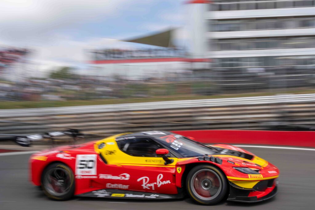 Car #50 Arthur Leclerc & Thomas Neubauer In a Ferrari 296 GT3 EVO For AF Corse GT World Challenge