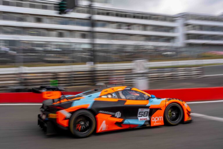 Car #58 Louis Prette & Thomas Fleming In a McLaren 720S GT3 EVO For Garage 59