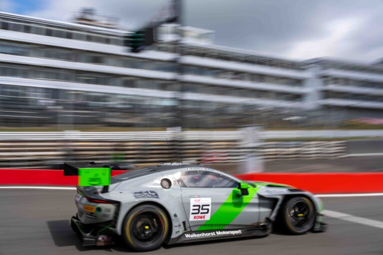 Car #35 Maxime Robin & Gaspard Simon In a Aston Martin Vantage AMR GT3 EVO For Walkenhorst Motorsport