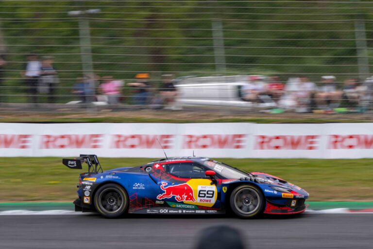 Car #69 Thierry Vermeulen & Ben Green In a Ferrari 296 GT3 EVO For Emil Frey Racing