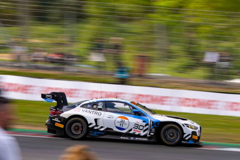 Car #30 Matisse Lismont & Ignacio Montenegro In a BMW M4 GT3 EVO For Team WRT