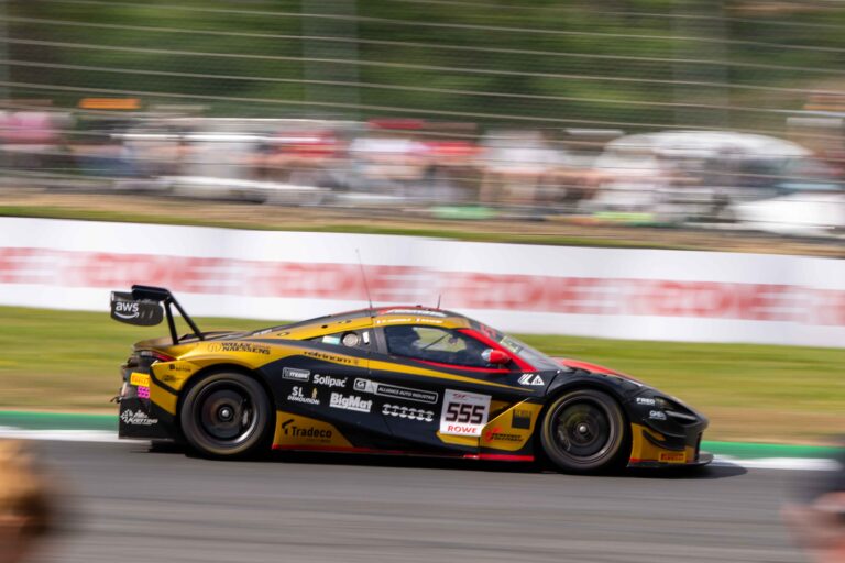 Car #555 Simon Gachet & Romain Andriolo In a McLaren 720S GT3 EVO For CSA Racing
