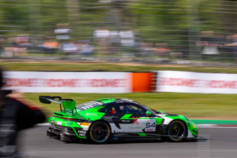 Car #54 Tanart Sathienthirakul & Loris Cabirou In a Porsche 911 GT3 R EVO For Dinamic GT