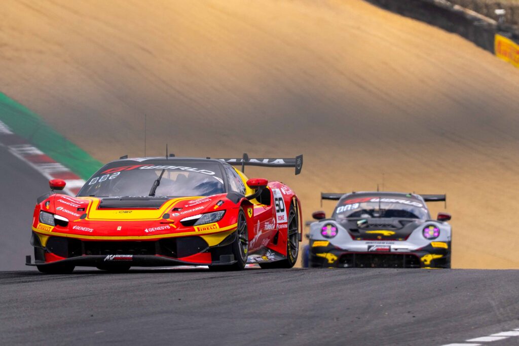 Car #50 Arthur Leclerc & Thomas Neubauer In a Ferrari 296 GT3 EVO For AF Corse GT World Challenge