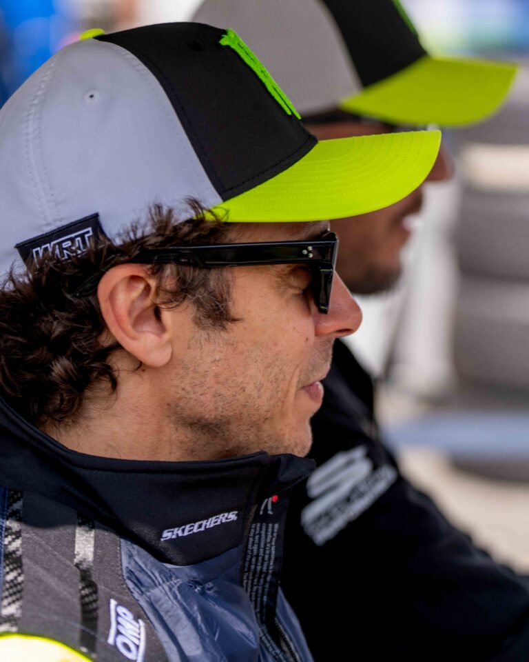 Valentino Rossi For Team WRT at the GT World Challenge Europe Powered by AWS at Brands Hatch.