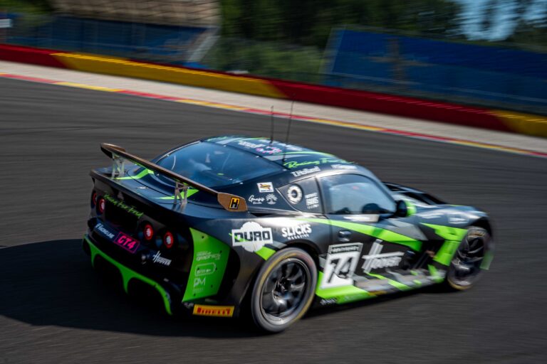 Spa Francorchamps, Belgium, 20th June, 2026, Car #74 Thomas Holland & Hadley Simpson for Innovation Racing in a Ginetta G56 GT4 Evo at the British GT Spa, Christopher Neve