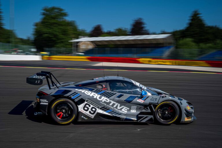 Spa Francorchamps, Belgium, 21st June, 2026, Car #69 Steven Lake & Tom Wood for Orange Racing by JMH in a McLaren 720S GT3 Evo at the British GT Spa, Christopher Neve