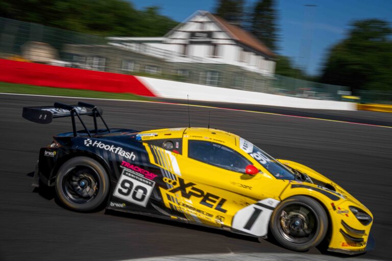 Spa Francorchamps, Belgium, 20th June, 2026, Car #90 Marc Warren & Jack Brown for Optimum Motorsport in a McLaren 720S GT3 Evo at the British GT Spa, Christopher Neve