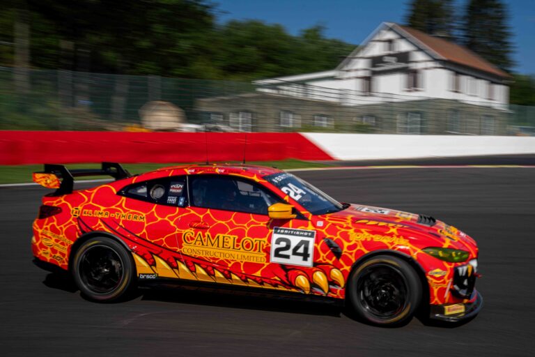 Spa Francorchamps, Belgium, 20th June, 2026, Car #24 Jack Collins & Branden Templeton for Century Motorsport in a BMW M4 GT4 Evo at the British GT Spa, Christopher Neve