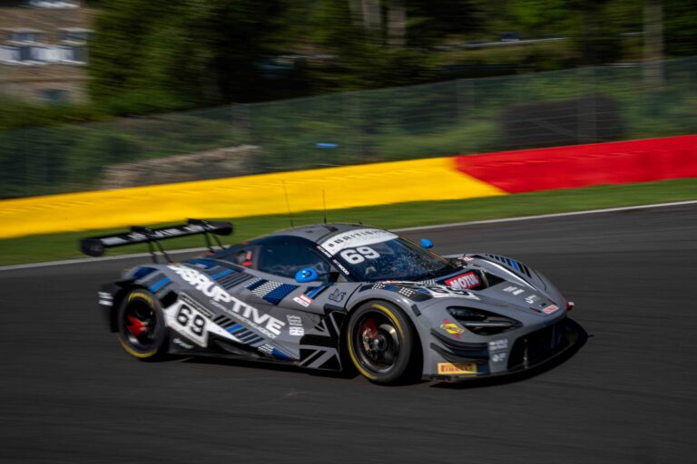 Spa Francorchamps, Belgium, 20th June, 2026, Car #69 Steven Lake & Josh Rowledge for Mahiki Racing in a McLaren 720S GT3 Evo at the British GT Spa, Christopher Neve