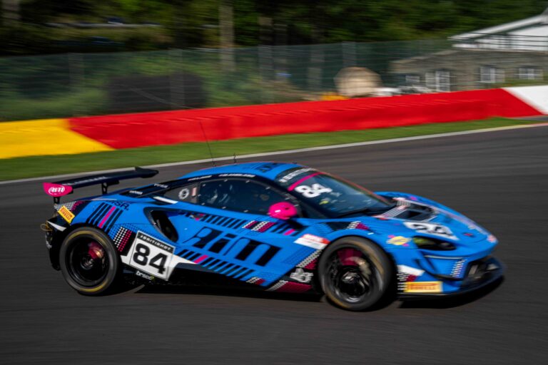 Spa Francorchamps, Belgium, 20th June, 2026, Car #84 Revie Lake & Blake Angliss for Mahiki Racing in a McLaren Artura GT4 at the British GT Spa, Christopher Neve