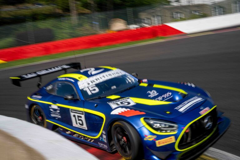 Spa Francorchamps, Belgium, 20th June, 2026, Car #15 Ian Loggie & Aaron Walker for 2 Seas Motorsport in a Mercedes-AMG GT3 Evo at the British GT Spa, Christopher Neve