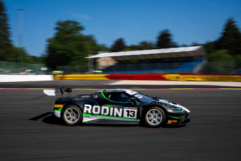 Spa Francorchamps, Belgium, 20th June, 2026, Car #13 Cameron Campbell & Joshua Buchan for Rodin Motorsport in a Ferrari 296 GT3 Evo at the British GT Spa, Christopher Neve