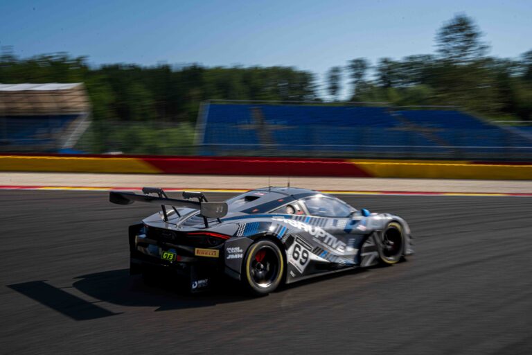 Spa Francorchamps, Belgium, 20th June, 2026, Car #69 Steven Lake & Josh Rowledge for Mahiki Racing in a McLaren 720S GT3 Evo at the British GT Spa, Christopher Neve