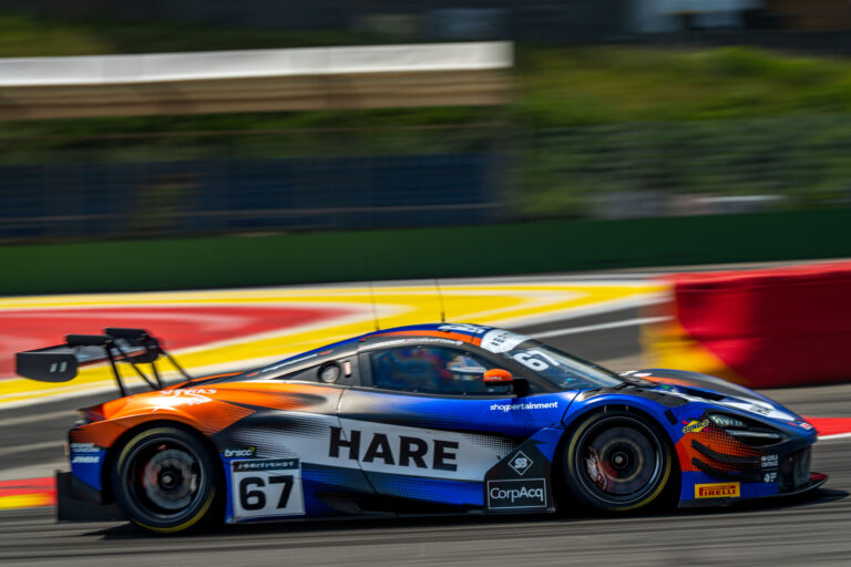 Spa Francorchamps, Belgium, 21st June, 2026, Car #67 Simon Orange & Marcus Clutton for Orange Racing by JMH in a McLaren 720S GT3 Evo at the British GT Spa, Christopher Neve