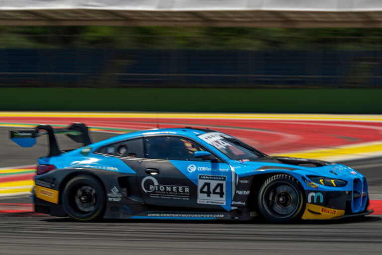 Spa Francorchamps, Belgium, 21st June, 2026, Car #44 Jonathon Beeson & Charles Clark for Century Motorsport in a BMW M4 GT3 Evo at the British GT Spa, Christopher Neve