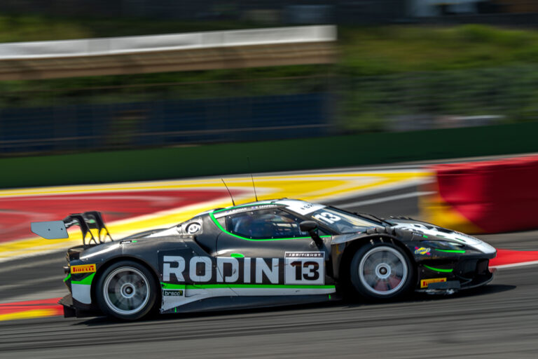 Spa Francorchamps, Belgium, 21st June, 2026, Car #13 Cameron Campbell & Joshua Buchan for Rodin Motorsport in a Ferrari 296 GT3 Evo at the British GT Spa, Christopher Neve