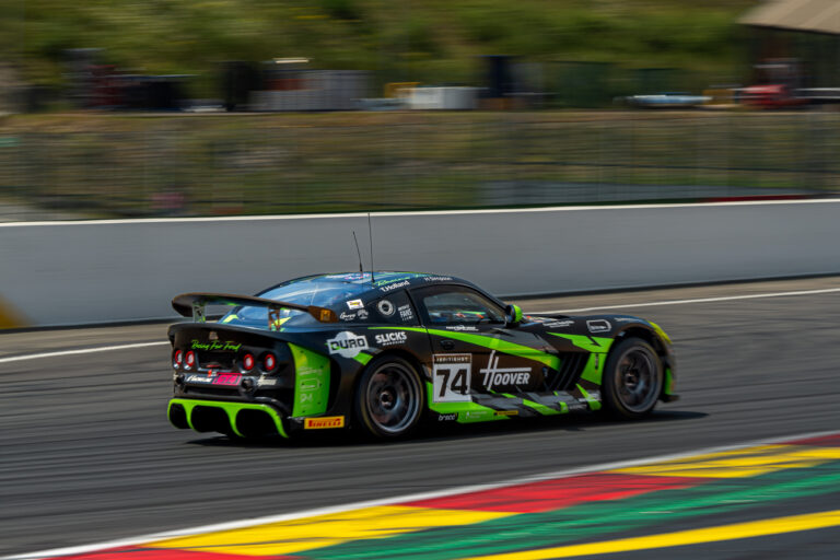 Spa Francorchamps, Belgium, 21st June, 2026, Car #74 Thomas Holland & Hadley Simpson for Flexifly Innovation Racing in a Ginetta G56 GT4 Evo at the British GT Spa, Christopher Neve