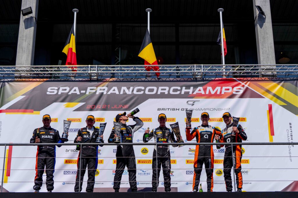 Alex Martin & Jarrod Waberski Take Victory in Car #78 for Barwell Motorsport in the British GT at Spa Francorchamps 2026