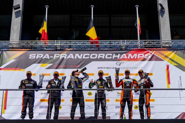 Alex Martin & Jarrod Waberski Take Victory in Car #78 for Barwell Motorsport in the British GT at Spa Francorchamps 2026