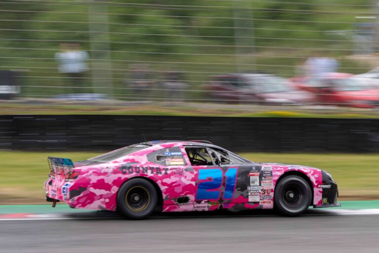 Brands Hatch, UK, 7th June, 2026, Car #21 Jack Davidson & Ossi Pohjanharju for LUX Motorsport in a FJ Racecar at the EuroNascar Grand Prix at Brands Hatch, Christopher Neve / Alamy Live News