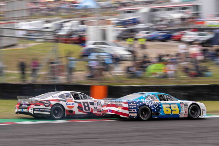 Brands Hatch, UK, 7th June, 2026, Car #69 Sebastiaan Bleekemolen & Melvin De Groot for Team Bleekemolen in a Toyota Camry at the EuroNascar Grand Prix at Brands Hatch, Christopher Neve / Alamy Live News
