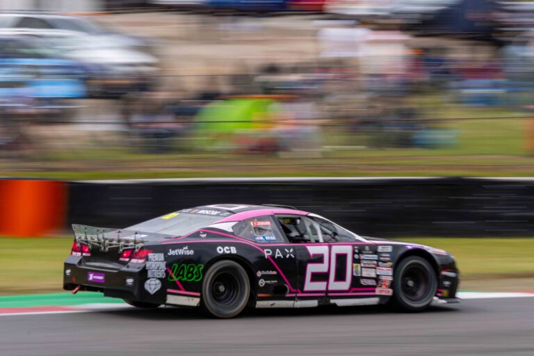 Brands Hatch, UK, 7th June, 2026, Car #20 Mike Wise & Francesco Leogrande for LUX Motorsport in a FJ Racecar at the EuroNascar Grand Prix at Brands Hatch, Christopher Neve / Alamy Live News