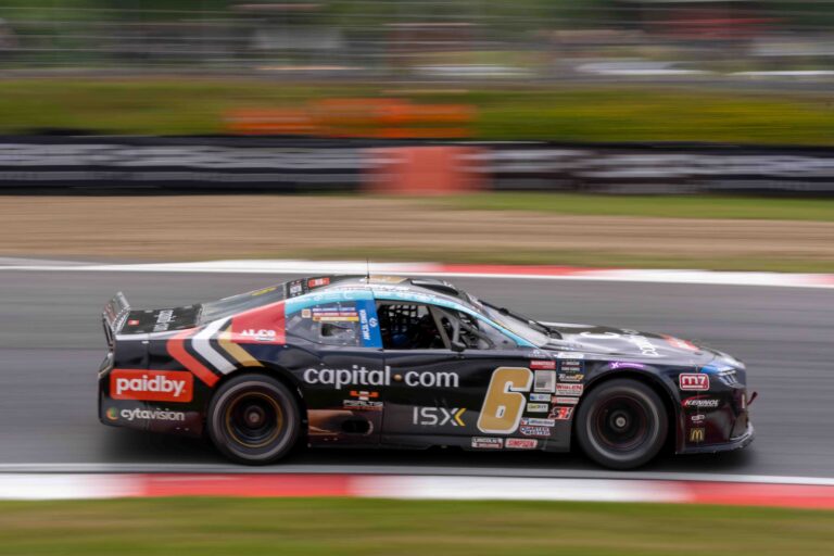 Brands Hatch, UK, 7th June, 2026, Car #6 Vladimiros Tziortzis & Vladimiros Tziortzis for Speedhouse in a Ford Mustang at the EuroNascar Grand Prix at Brands Hatch, Christopher Neve / Alamy Live News