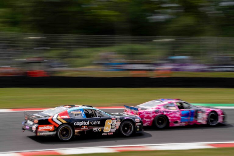 Brands Hatch, UK, 7th June, 2026, Car #21 Jack Davidson & Ossi Pohjanharju for LUX Motorsport in a FJ Racecar at the EuroNascar Grand Prix at Brands Hatch, Christopher Neve / Alamy Live News