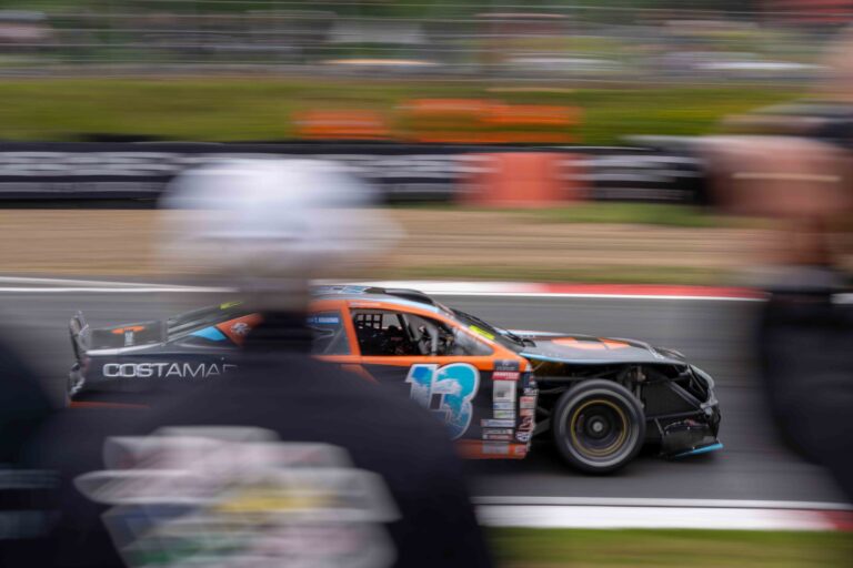 Brands Hatch, UK, 7th June, 2026, Car #13 Thomas Krasonis & — for PK Carsport in a Chevrolet Camaro at the EuroNascar Grand Prix at Brands Hatch, Christopher Neve / Alamy Live News