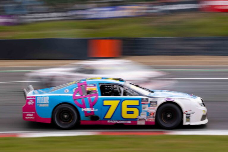 Brands Hatch, UK, 7th June, 2026, Car #76 Vinnie Meskelis & Michael Bleekemolen for Team Bleekemolen in a Toyota Camry at the EuroNascar Grand Prix at Brands Hatch, Christopher Neve / Alamy Live News