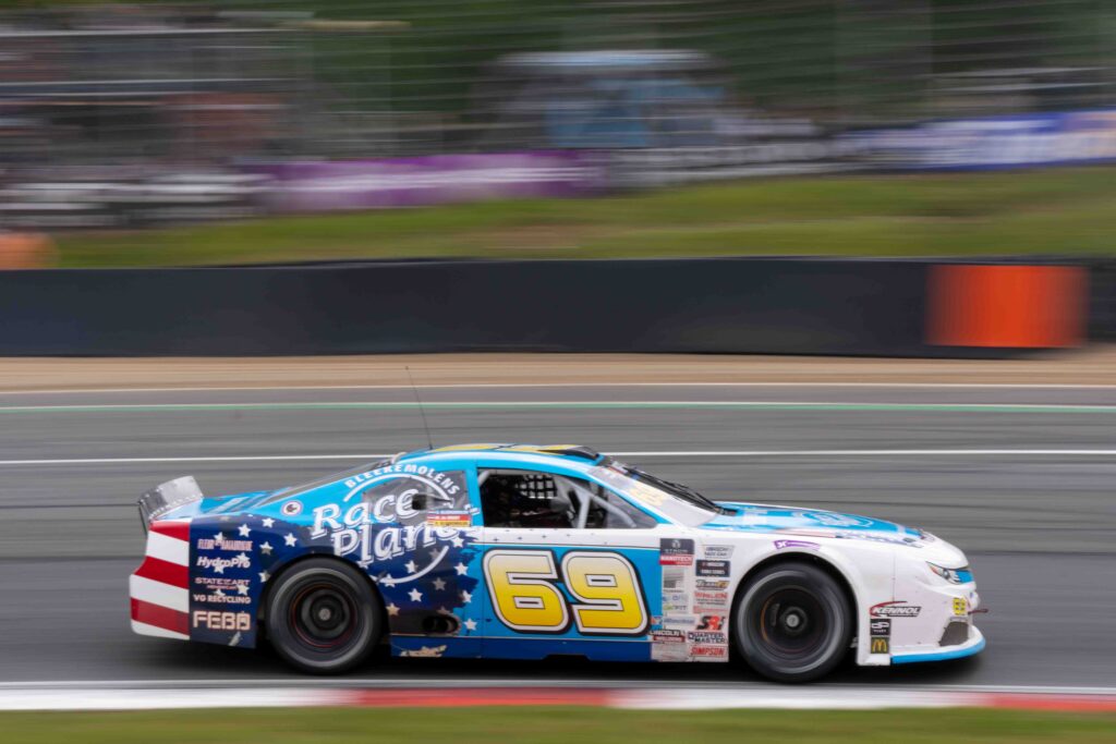 Car #69 Sebastiaan Bleekemolen & Melvin De Groot for Team Bleekemolen in a Toyota Camry at the EuroNascar Grand Prix at Brands Hatch